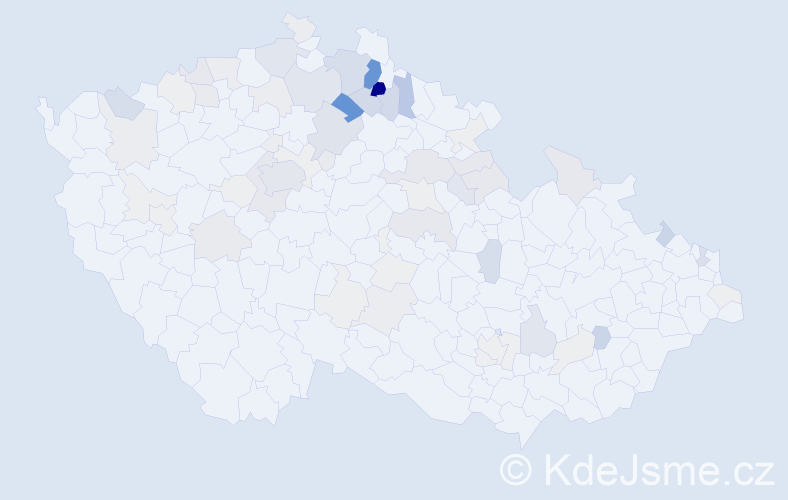 Příjmení: 'Paldusová', počet výskytů 275 v celé ČR