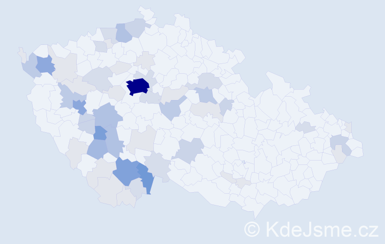 Příjmení: 'Drnek', počet výskytů 179 v celé ČR