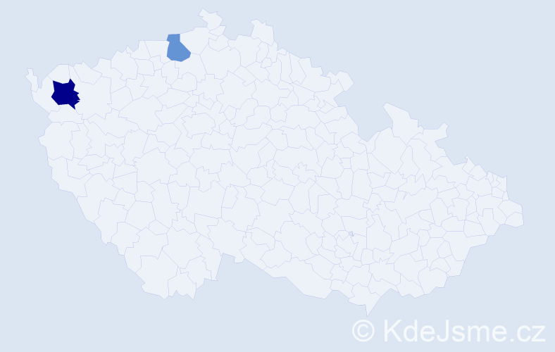 Příjmení: 'Sementsov', počet výskytů 3 v celé ČR