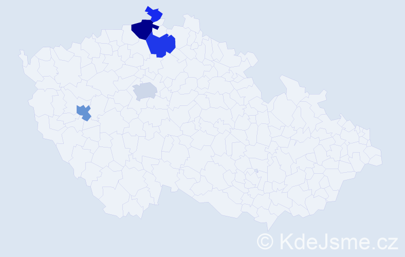 Příjmení: 'Möser', počet výskytů 10 v celé ČR