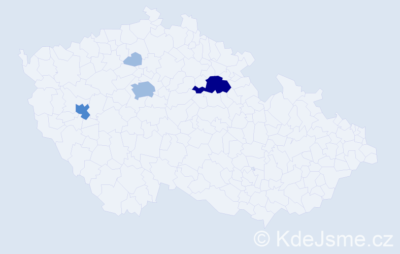 Příjmení: 'Andrašovská', počet výskytů 8 v celé ČR