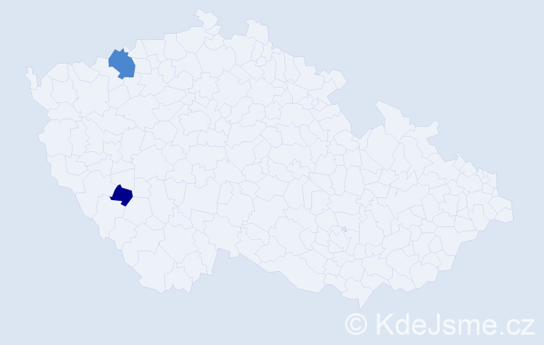 Příjmení: 'Guillou', počet výskytů 4 v celé ČR