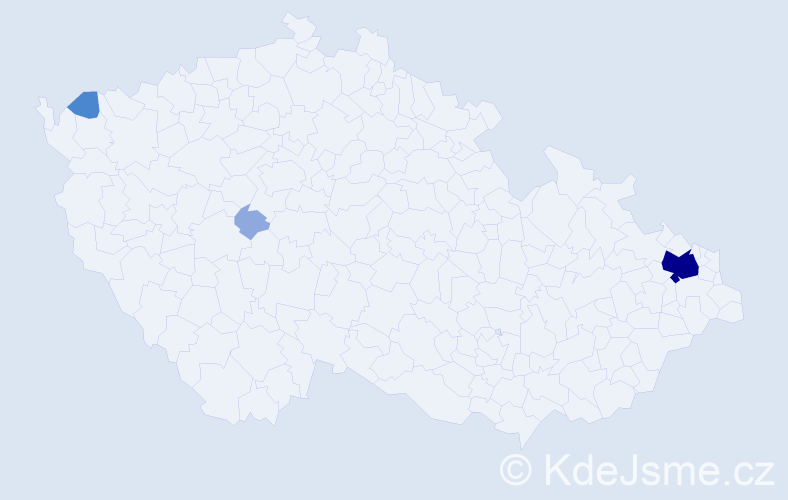 Příjmení: 'Grapa', počet výskytů 13 v celé ČR