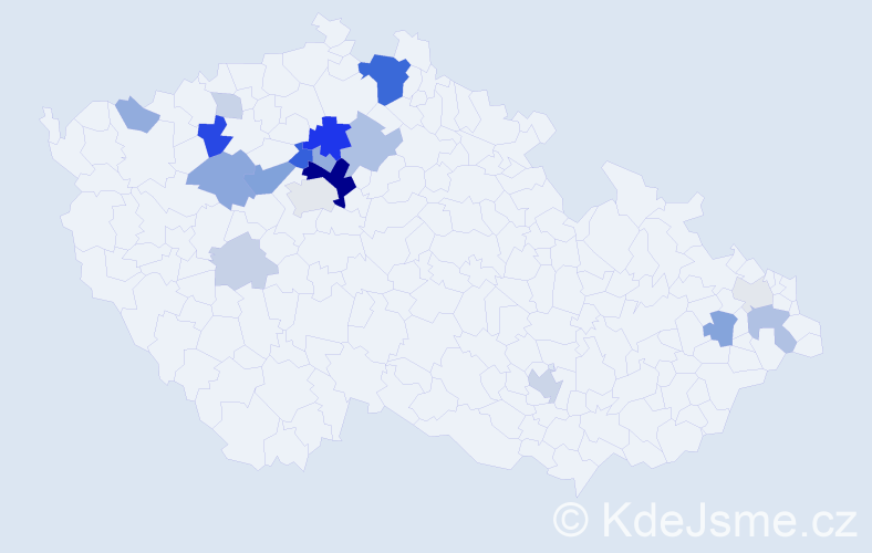 Příjmení: 'Rotková', počet výskytů 57 v celé ČR