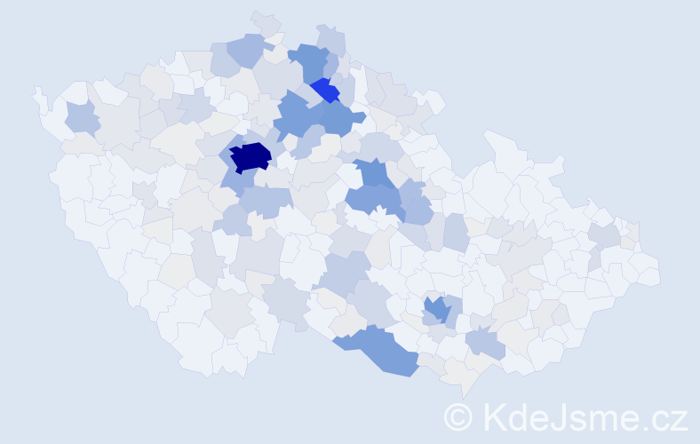 Příjmení: 'Mlejnek', počet výskytů 983 v celé ČR