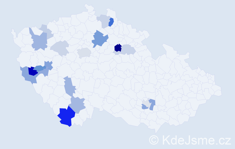 Příjmení: 'Solfronk', počet výskytů 66 v celé ČR