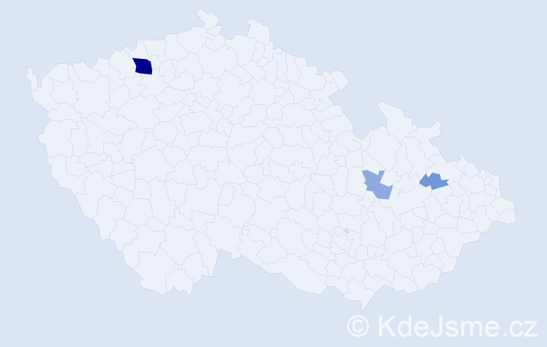 Příjmení: 'Zurko', počet výskytů 10 v celé ČR