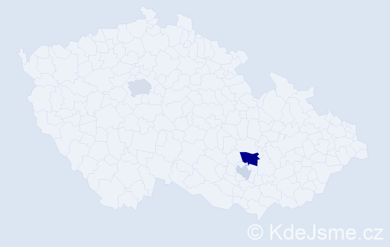 Příjmení: 'Friedjung', počet výskytů 6 v celé ČR