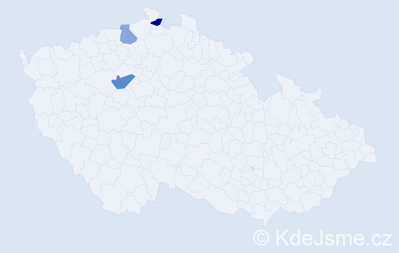 Příjmení: 'Gajdoščák', počet výskytů 4 v celé ČR