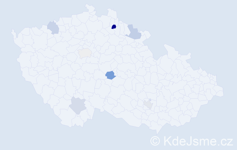 Příjmení: 'Leon', počet výskytů 8 v celé ČR
