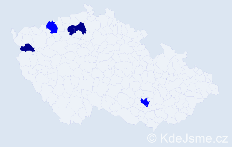 Příjmení: 'Bulowski', počet výskytů 8 v celé ČR