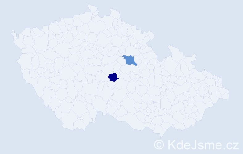 Příjmení: 'Bartanusz', počet výskytů 3 v celé ČR