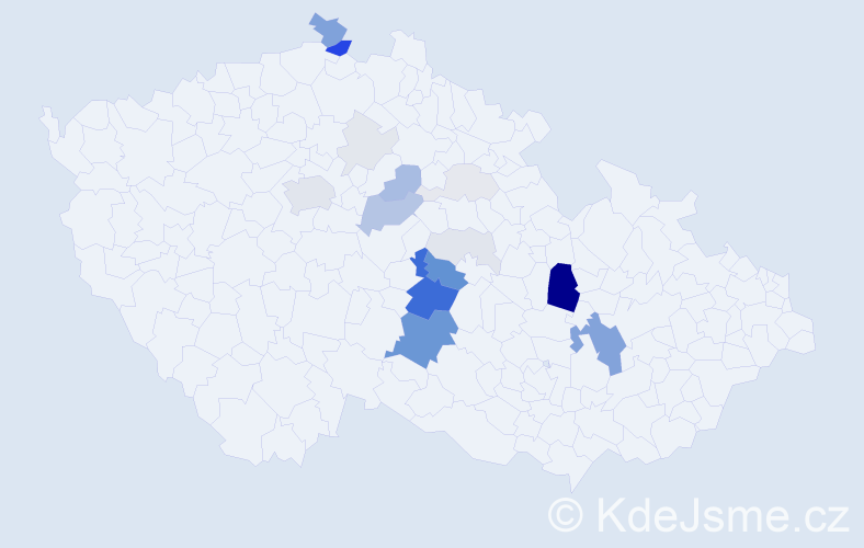 Příjmení: 'Haubert', počet výskytů 79 v celé ČR