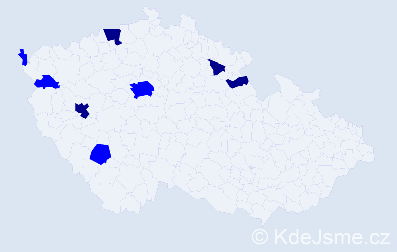 Příjmení: 'Vorochta', počet výskytů 12 v celé ČR