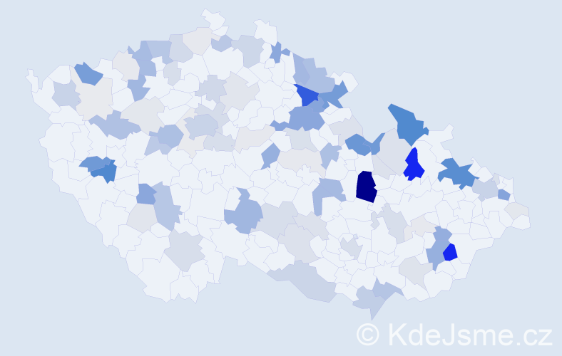 Příjmení: 'Schreiber', počet výskytů 355 v celé ČR