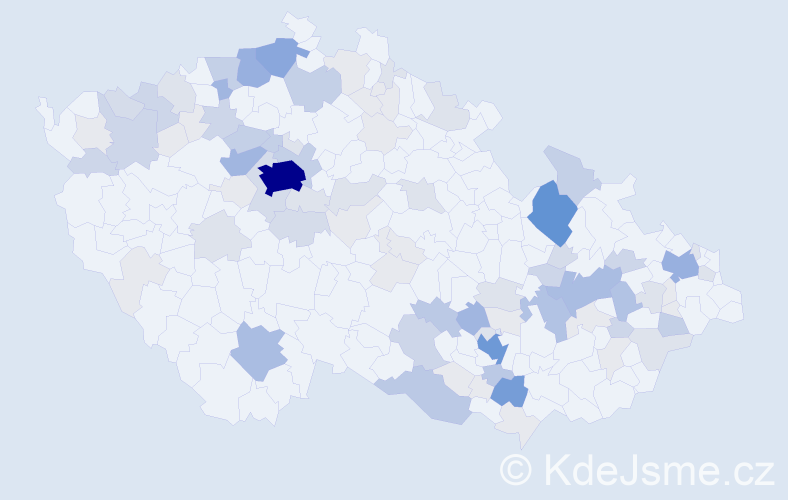 Příjmení: 'Losová', počet výskytů 349 v celé ČR