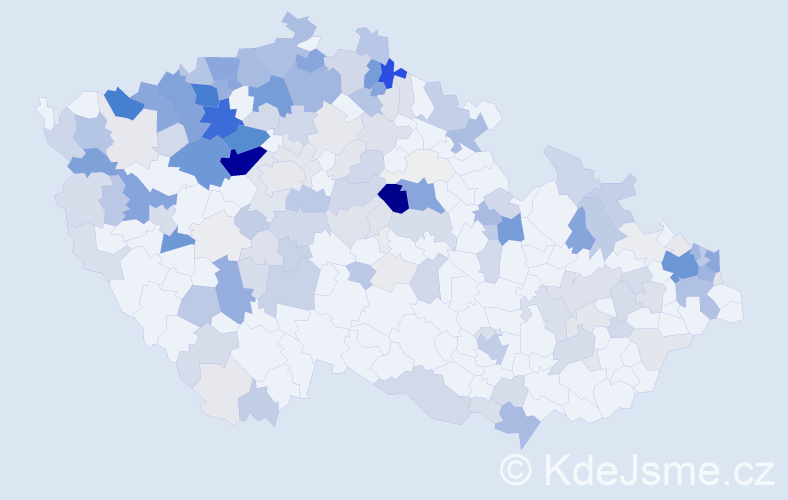 Příjmení: 'Rácová', počet výskytů 823 v celé ČR