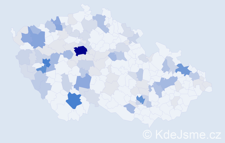 Příjmení: 'Ziegler', počet výskytů 338 v celé ČR