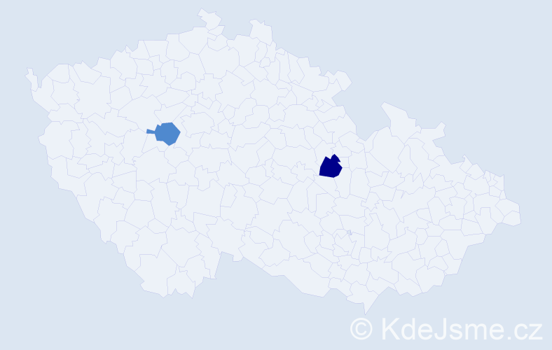 Příjmení: 'Zanichelli', počet výskytů 2 v celé ČR