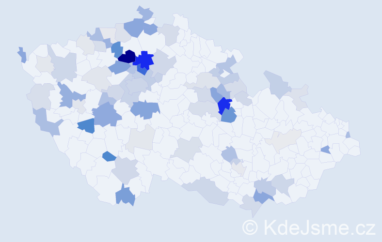 Příjmení: 'Duchoslav', počet výskytů 243 v celé ČR