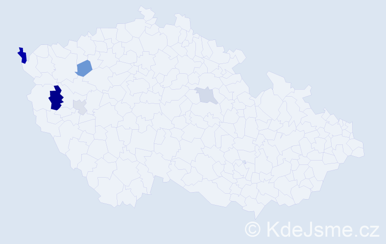 Příjmení: 'Kulchovová', počet výskytů 9 v celé ČR