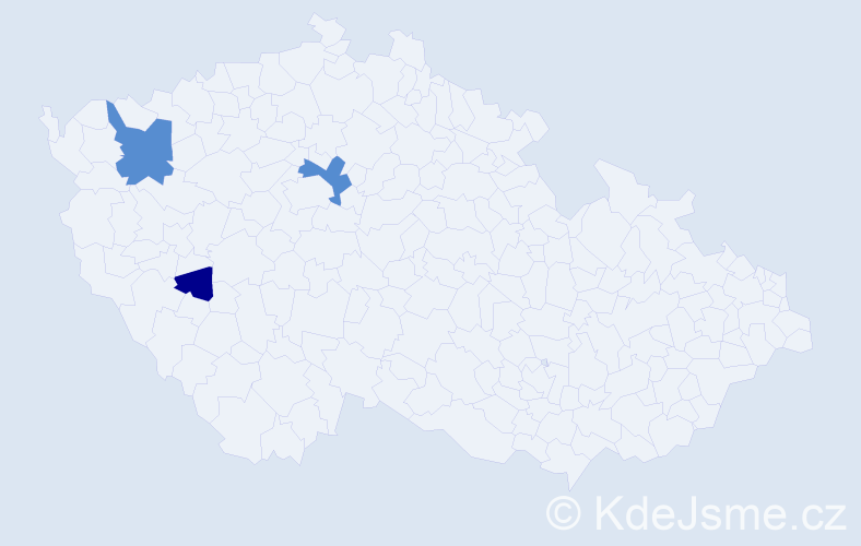 Příjmení: 'Kratz', počet výskytů 7 v celé ČR