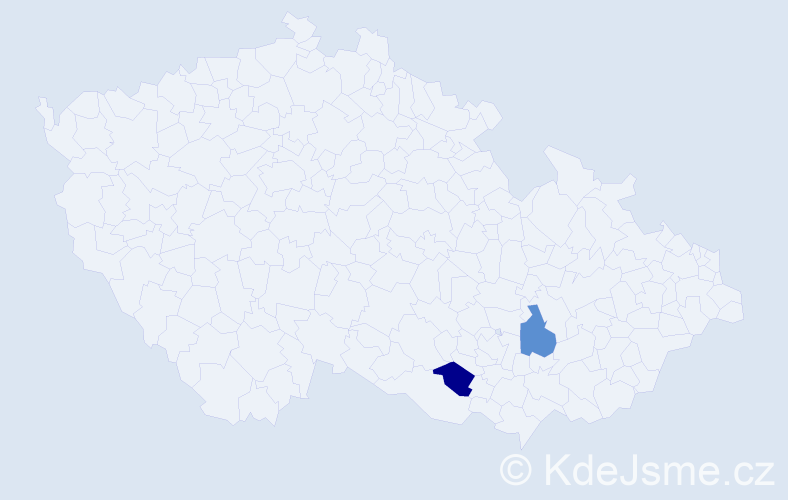 Příjmení: 'Zipfel', počet výskytů 4 v celé ČR