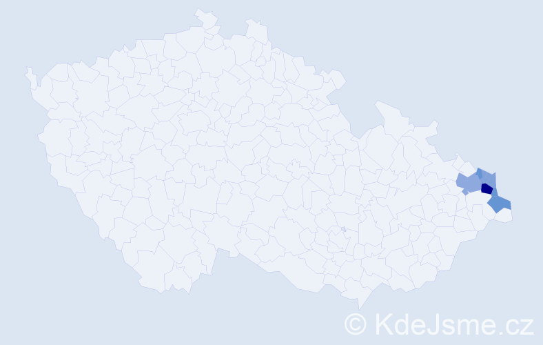 Příjmení: 'Rudzki', počet výskytů 22 v celé ČR