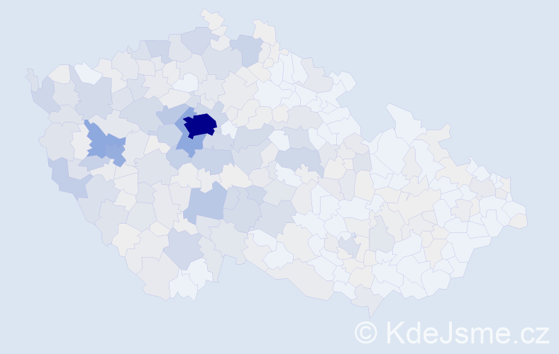 Příjmení: 'Dolejš', počet výskytů 1421 v celé ČR