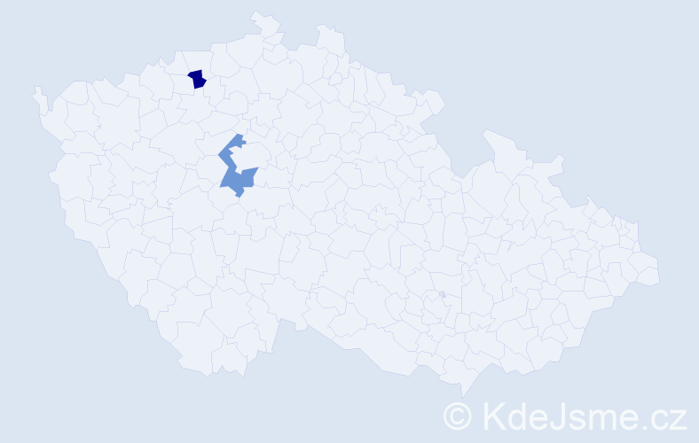 Příjmení: 'Kashitsyn', počet výskytů 5 v celé ČR
