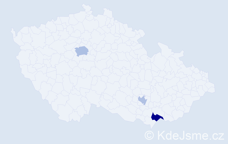 Příjmení: 'Livingston', počet výskytů 6 v celé ČR