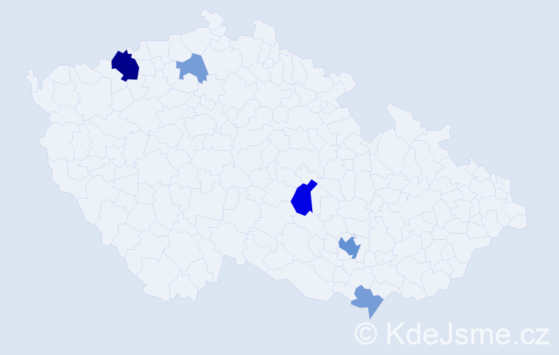 Příjmení: 'Kolarik', počet výskytů 13 v celé ČR