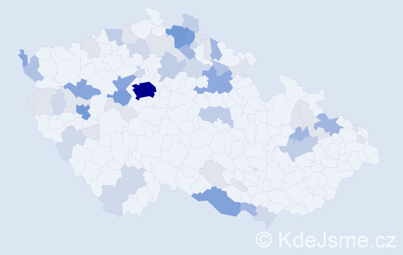 Příjmení: 'Marxová', počet výskytů 201 v celé ČR
