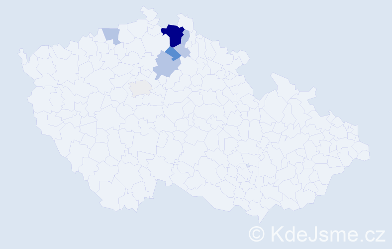 Příjmení: 'Šrýtr', počet výskytů 42 v celé ČR