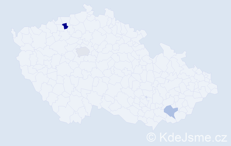 Příjmení: '"De Lucca"', počet výskytů 5 v celé ČR
