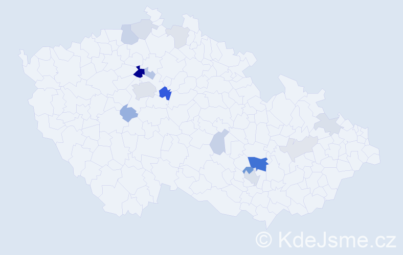 Příjmení: 'Škarohlídová', počet výskytů 40 v celé ČR