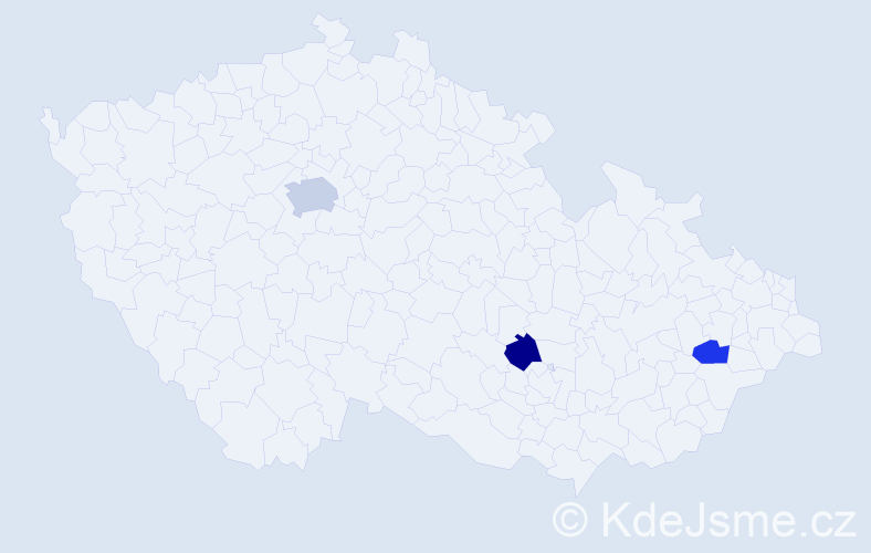 Příjmení: '"De Vita"', počet výskytů 4 v celé ČR