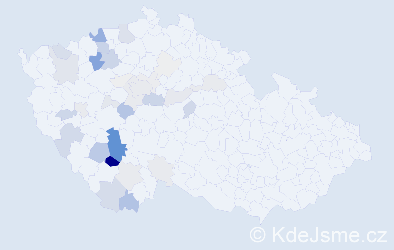Příjmení: 'Malkusová', počet výskytů 136 v celé ČR