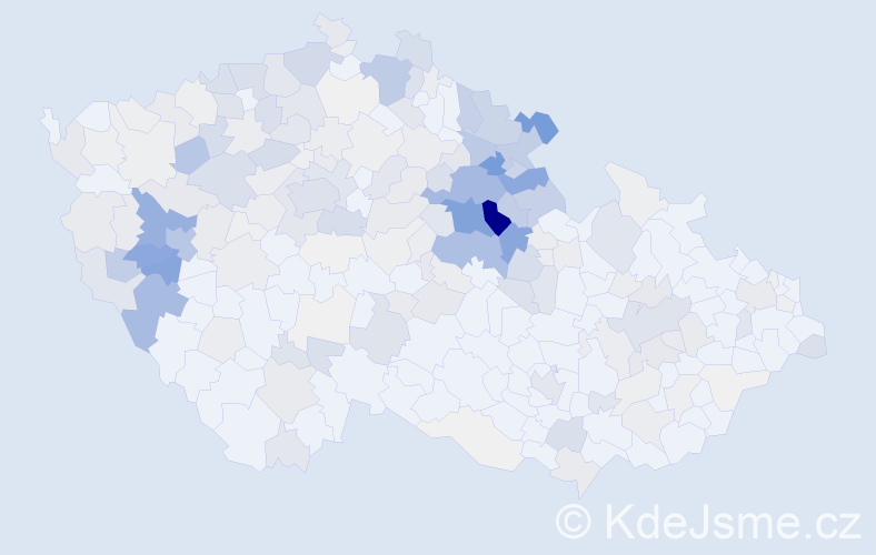 Příjmení: 'Schejbal', počet výskytů 1089 v celé ČR
