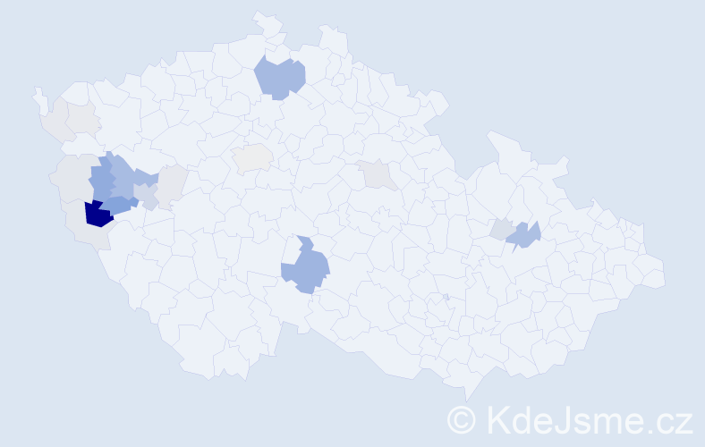 Příjmení: 'Leitl', počet výskytů 69 v celé ČR