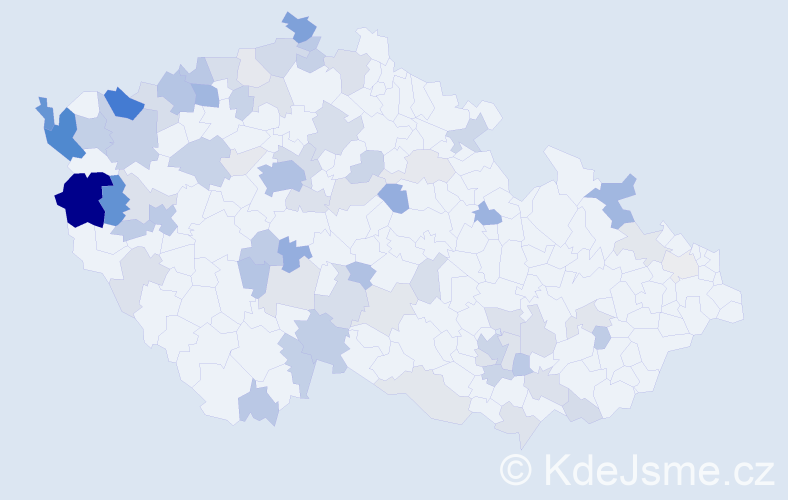 Příjmení: '"Vu Van"', počet výskytů 174 v celé ČR