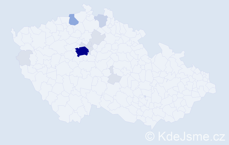 Příjmení: 'Eislerová', počet výskytů 34 v celé ČR