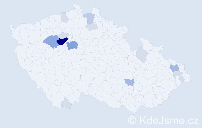 Příjmení: 'Neustupa', počet výskytů 44 v celé ČR
