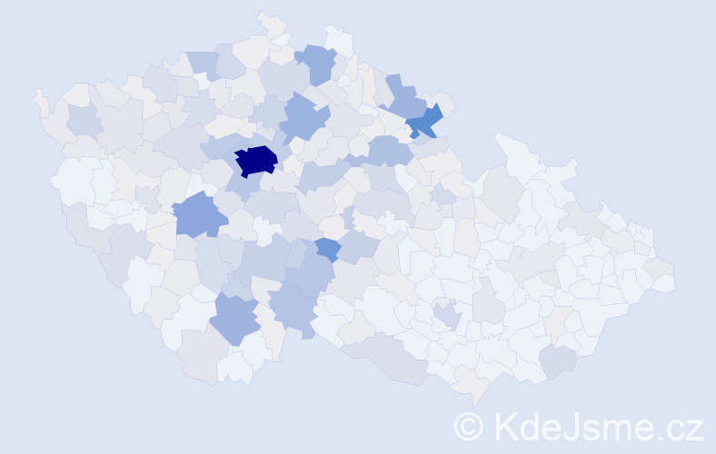 Příjmení: 'Maršík', počet výskytů 1095 v celé ČR