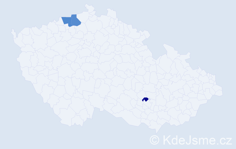 Příjmení: 'Averkin', počet výskytů 5 v celé ČR