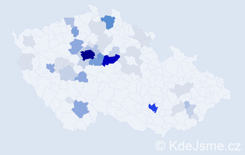 Příjmení: 'Belzová', počet výskytů 145 v celé ČR