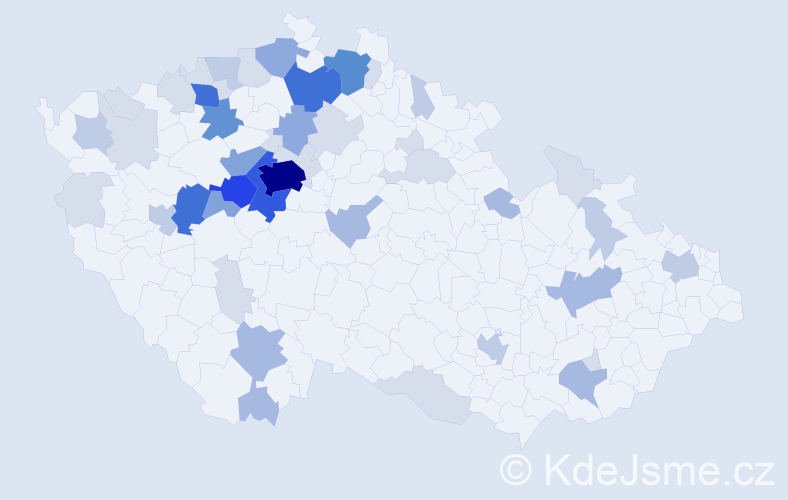 Příjmení: 'Kreisinger', počet výskytů 166 v celé ČR