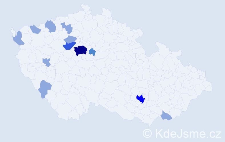 Příjmení: '"Le Hoang"', počet výskytů 23 v celé ČR