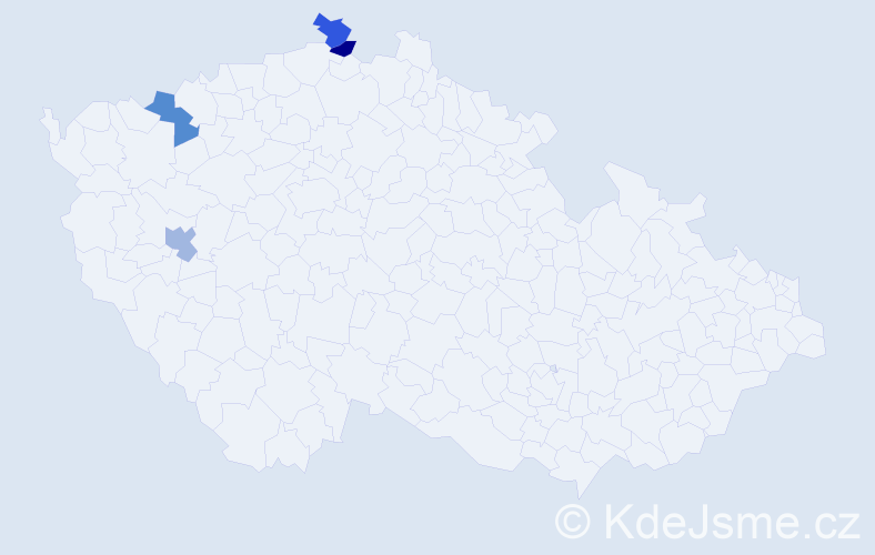 Příjmení: 'Čambalík', počet výskytů 8 v celé ČR