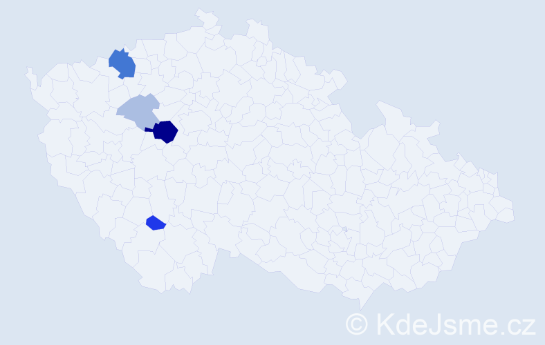 Příjmení: 'Šírer', počet výskytů 14 v celé ČR